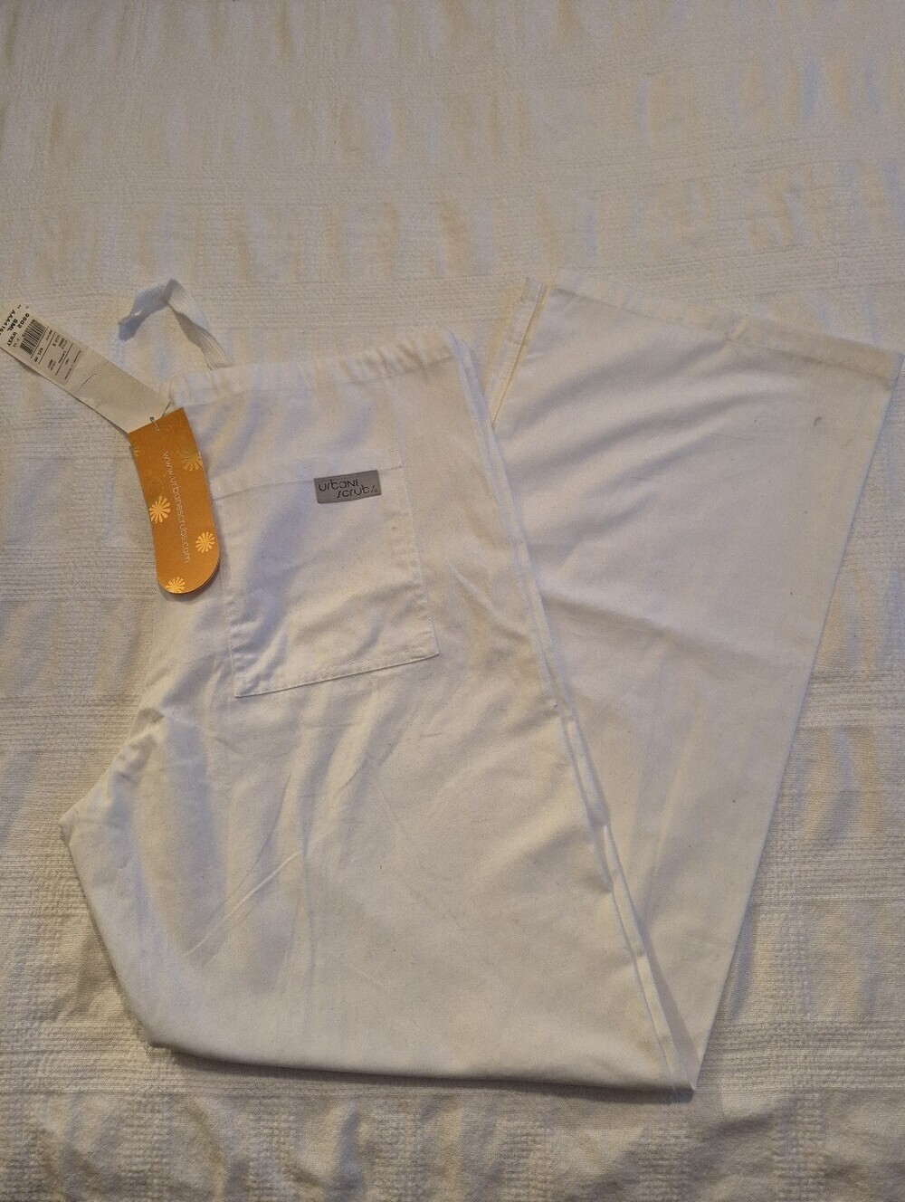 Urban Scrubs women's size small drawstring waist pants uniform NWT spots